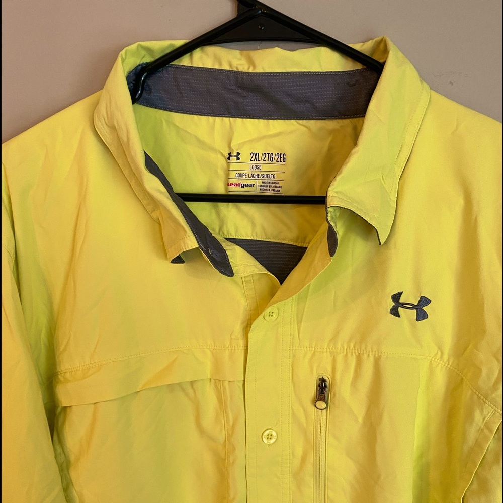 Men’s Under Armour Cool Gear Fishing Shirt - XXL